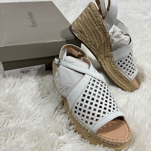 Franco Sarto Celestial White espradilles NEW IN BOX size 6.5 - Picture 11 of 11